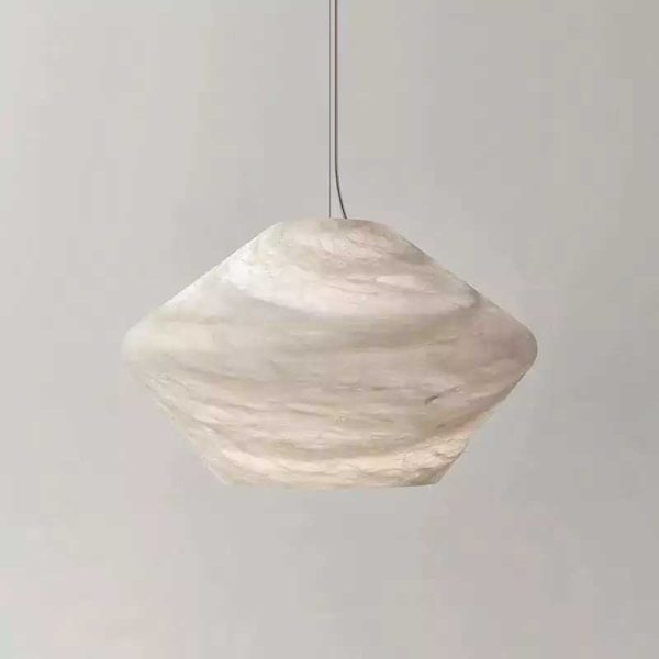 Alabaster Oval Pendant