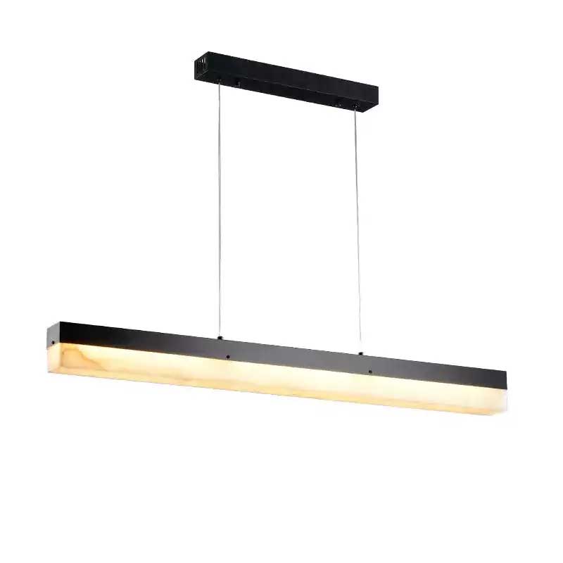 Alabaster-Simple-Linear-Kitchen-Island-Chandelier-39-21 Alabaster Simple Linear Kitchen Island Chandelier