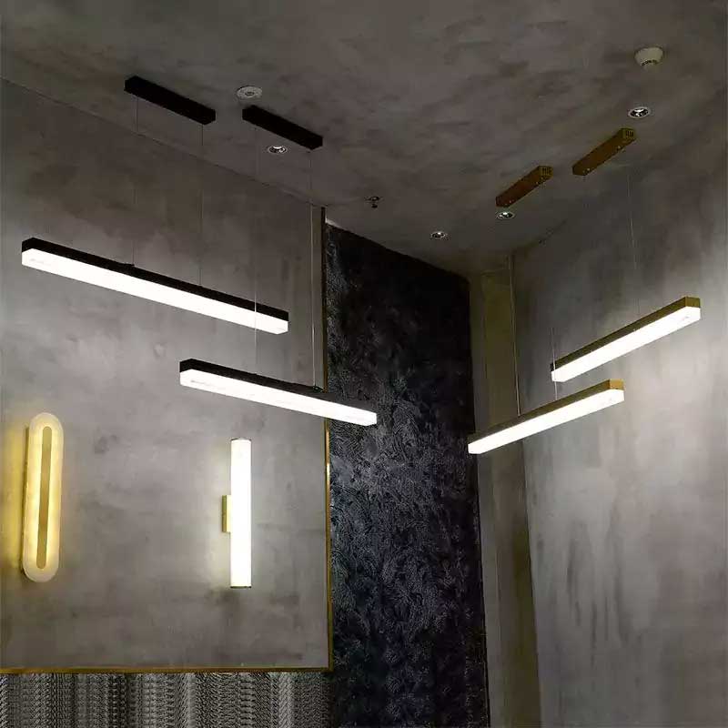 Alabaster-Simple-Linear-Kitchen-Island-Chandelier Alabaster Simple Linear Kitchen Island Chandelier