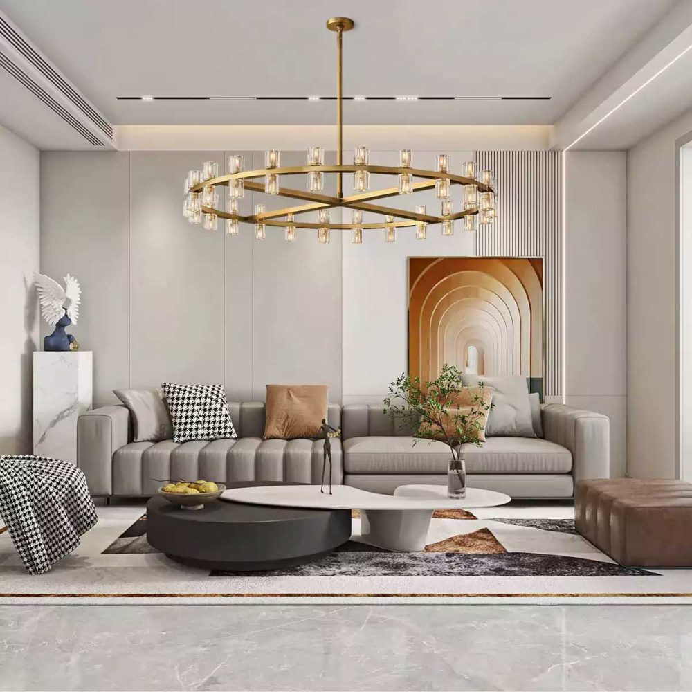 Arcachon LED Round Chandelier 48