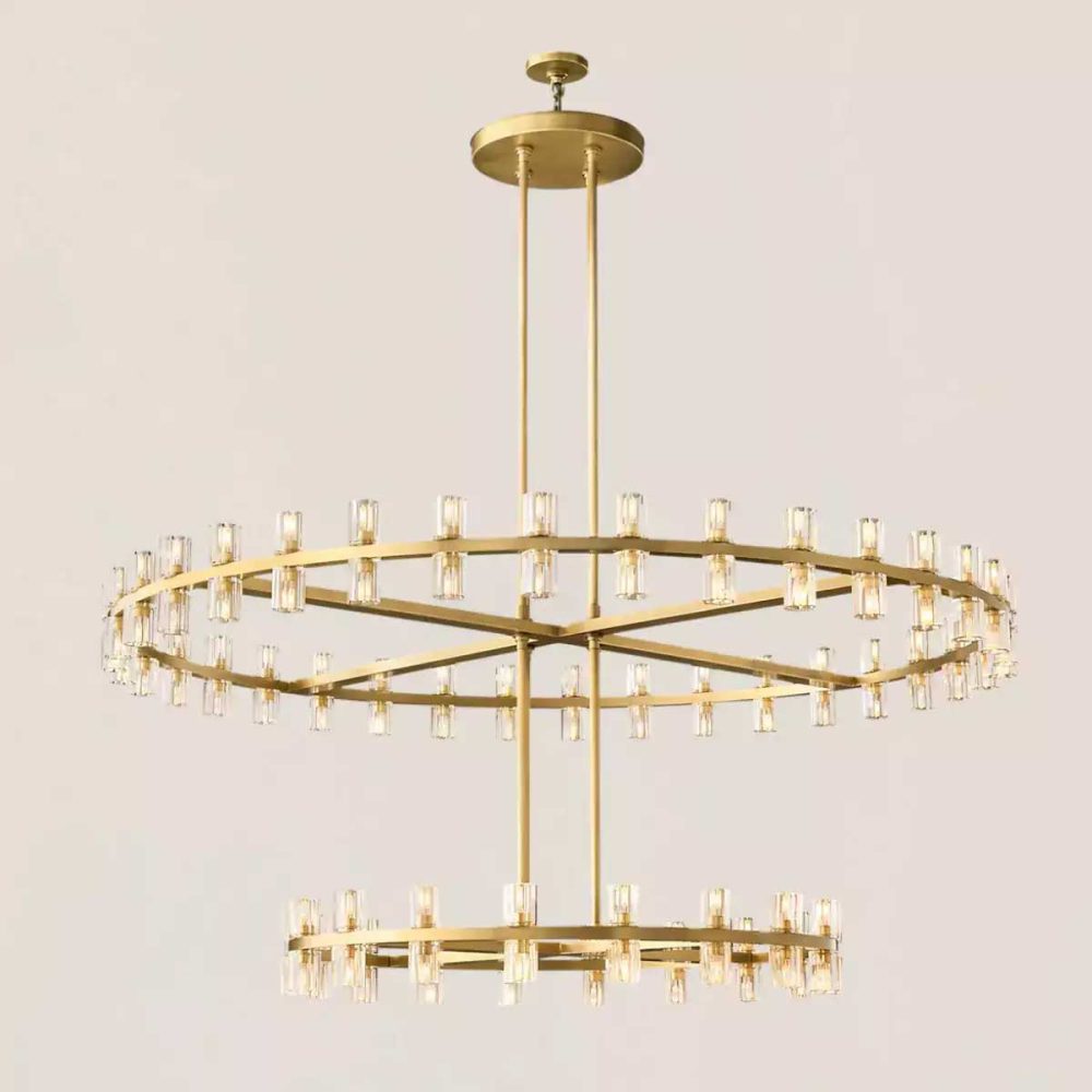 Arcachon LED Round Two Tier Chandelier 60