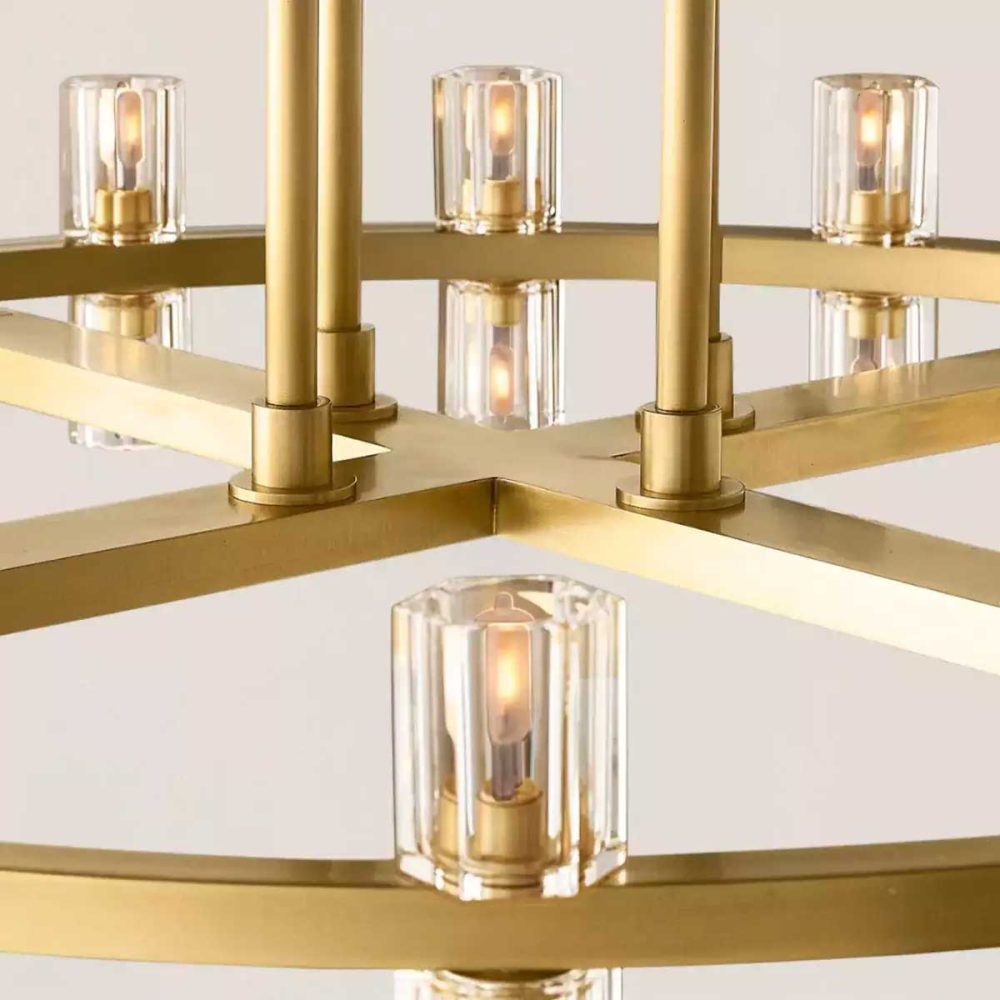 Arcachon LED Round Two Tier Chandelier 60