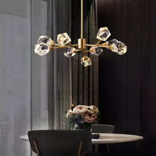 Avondale Faceted Oval Chandelier