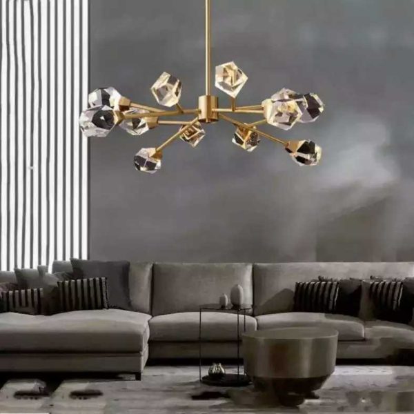 Avondale Faceted Oval Chandelier