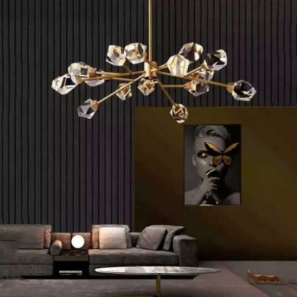 Avondale Faceted Oval Chandelier