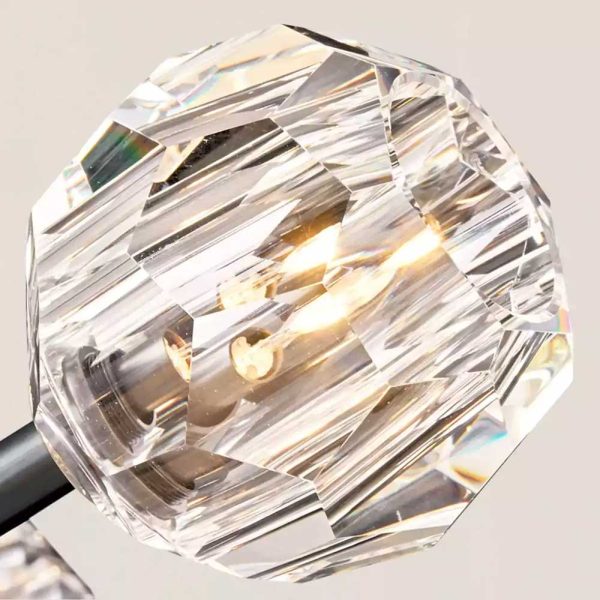 Boule De Cristal Clear Glass Linear Chandelier 48