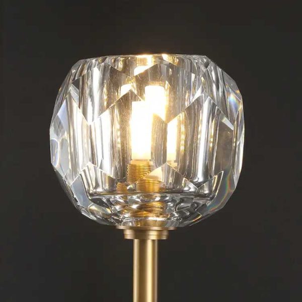 Boule De Cristal Clear Glass Linear Chandelier 48
