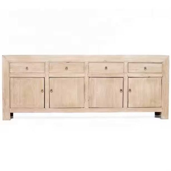 Budsan Four Door Four Drawer Elm Cabinet