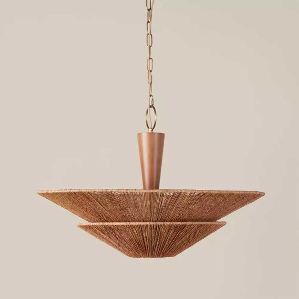 Woven Rattan Condesa Jute Pendant 28
