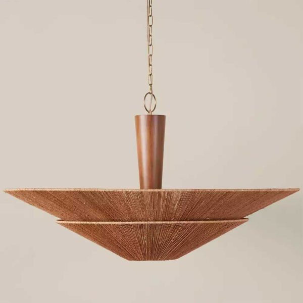 Woven Rattan Condesa Jute Pendant 46