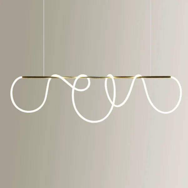 Flexible LED Linear chandelier