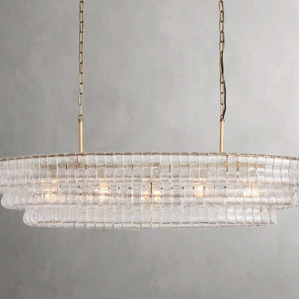 Ghiaccio Oval Chandelier