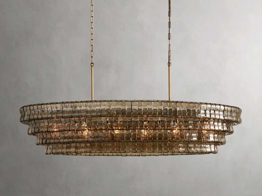 Chain Ring Link LED Floor Lamp