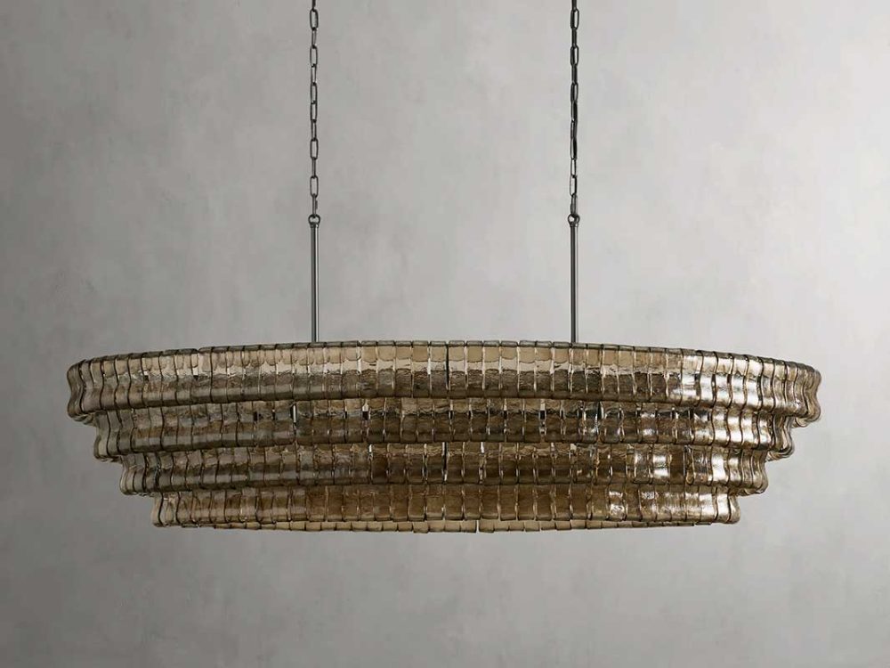 Ghiaccio Oval Chandelier