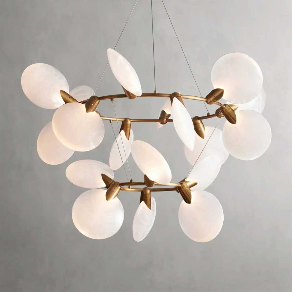 Lyla two tier Halo chandelier