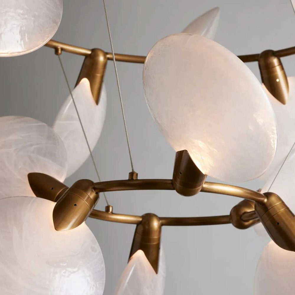 Lyla two tier Halo chandelier