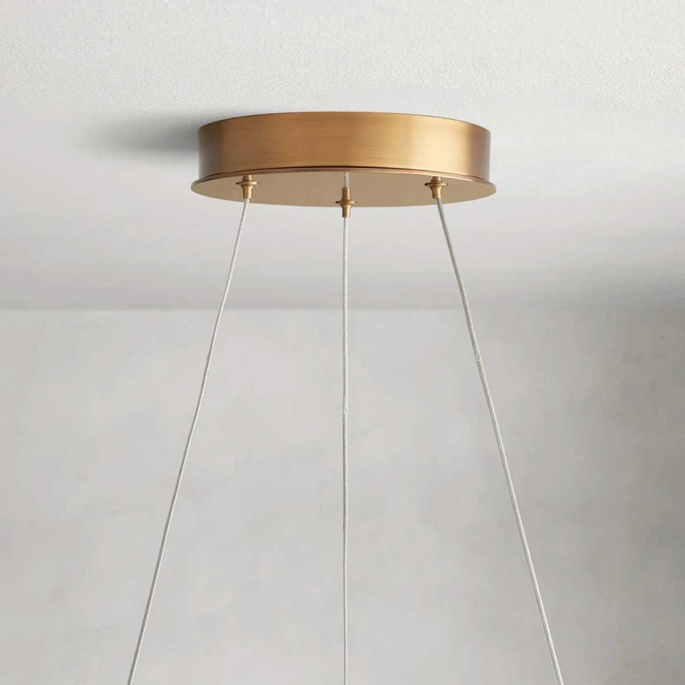 Lyla two tier Halo chandelier