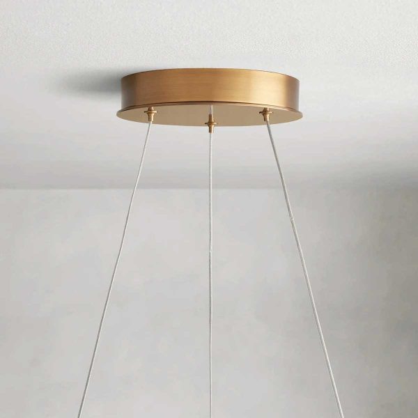 Lyla two tier Halo chandelier