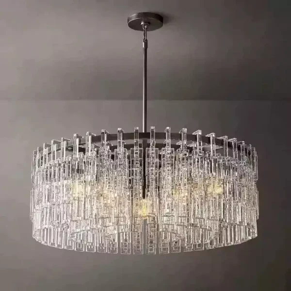 MARIGNAN ROUND CHANDELIER 36 bronze