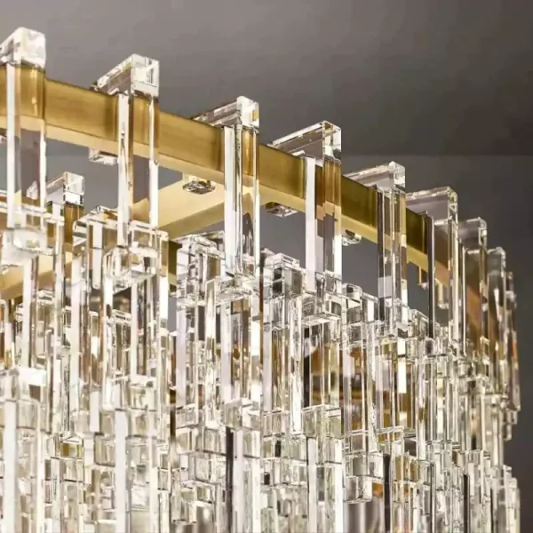 MARIGNAN ROUND CHANDELIER 48 brass