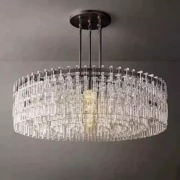 MARIGNAN ROUND CHANDELIER 48 bronze