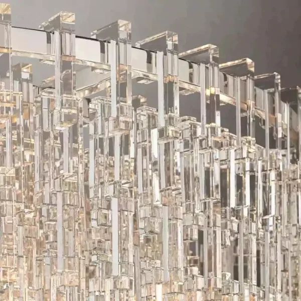 MARIGNAN ROUND CHANDELIER 48 nickel