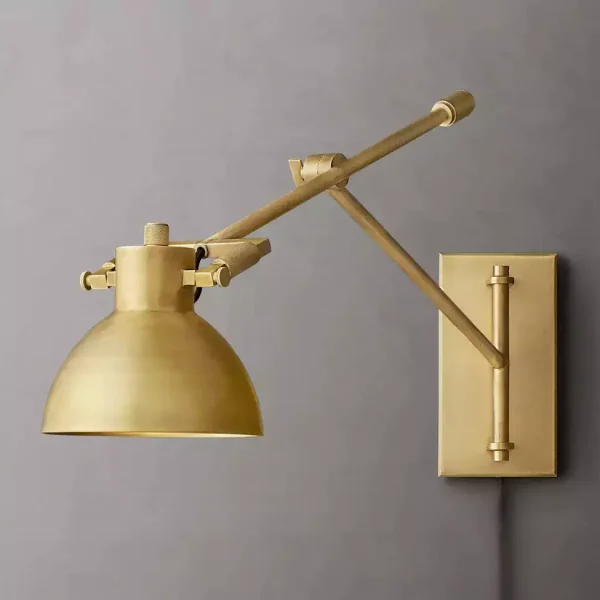 Machinist Swing-Arm Task Wall Sconce