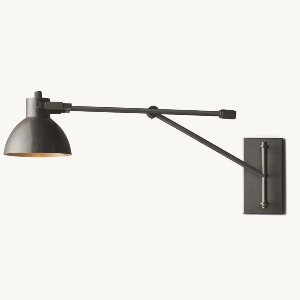 Machinist Swing-Arm Task Wall Sconce
