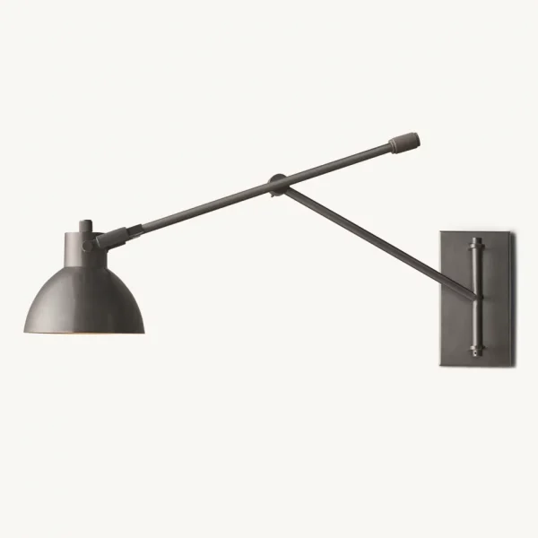 Machinist Swing-Arm Task Wall Sconce