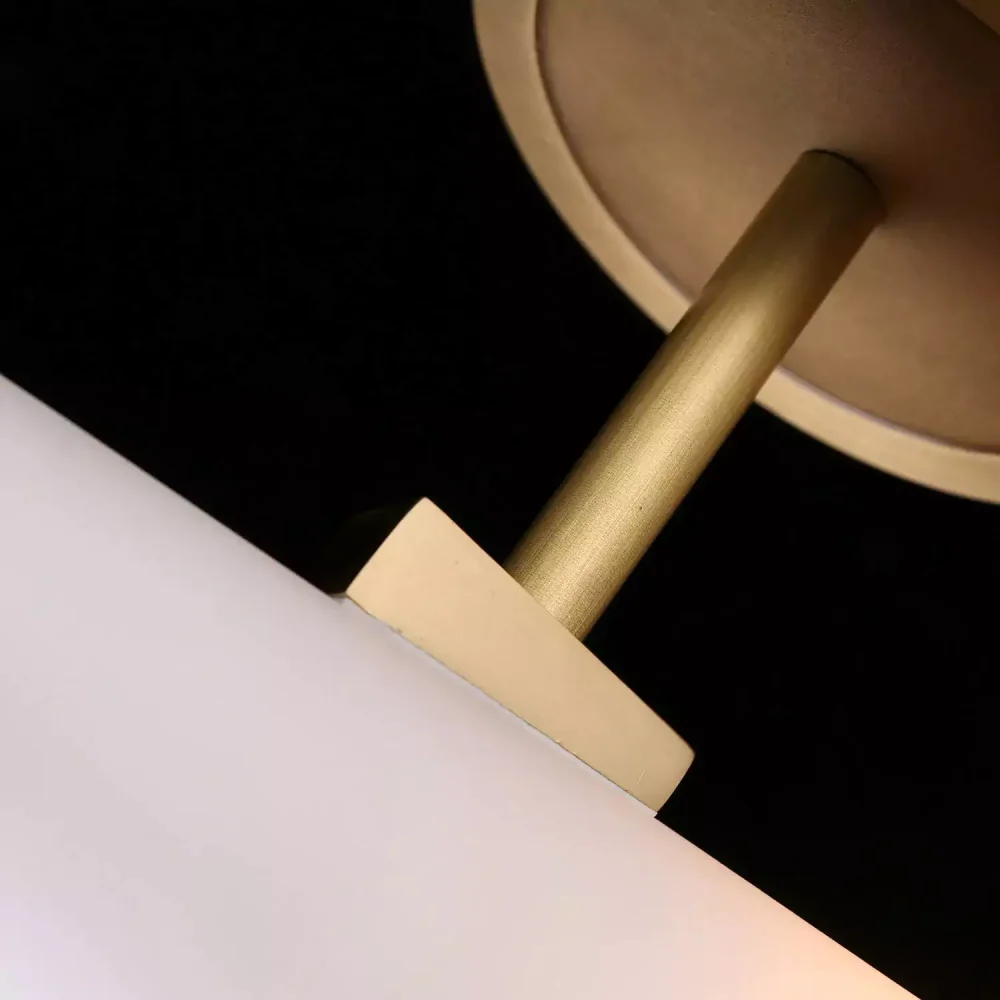 Montfaucon White Porcelain Single Shad Wall Sconce