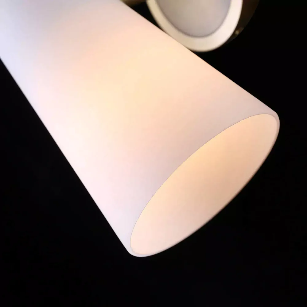 Montfaucon White Porcelain Single Shad Wall Sconce