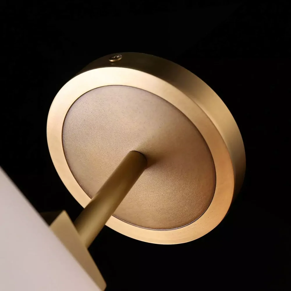 Montfaucon White Porcelain Single Shad Wall Sconce
