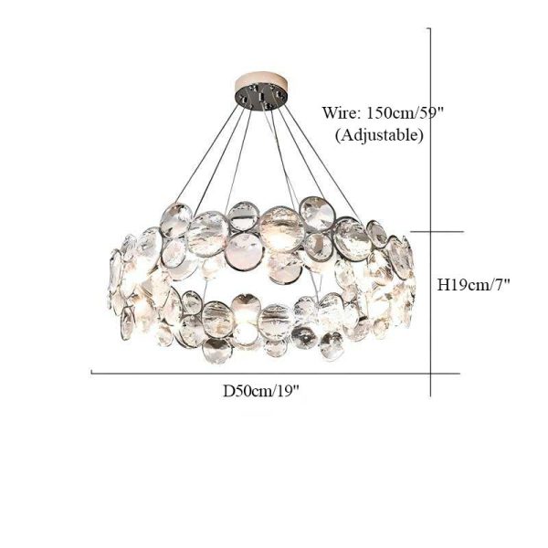 Opal Unique Elegance Crystal Chandelier