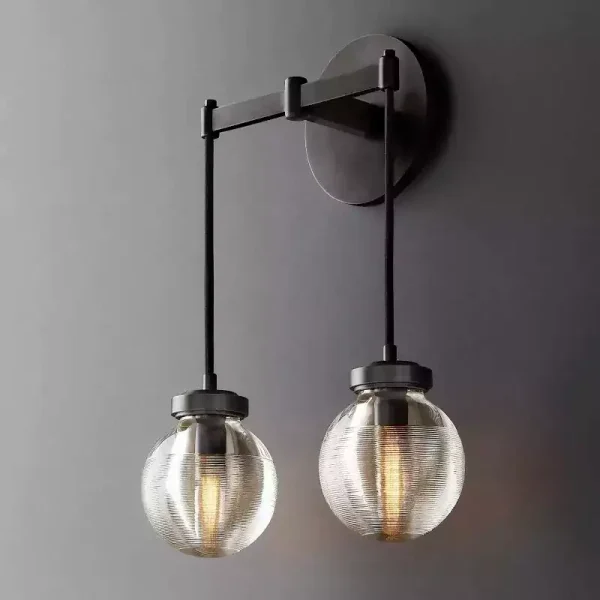 Pearl Drops Double Wall Sconce