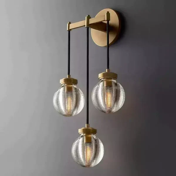 Pearl Drops Triple Wall Sconce
