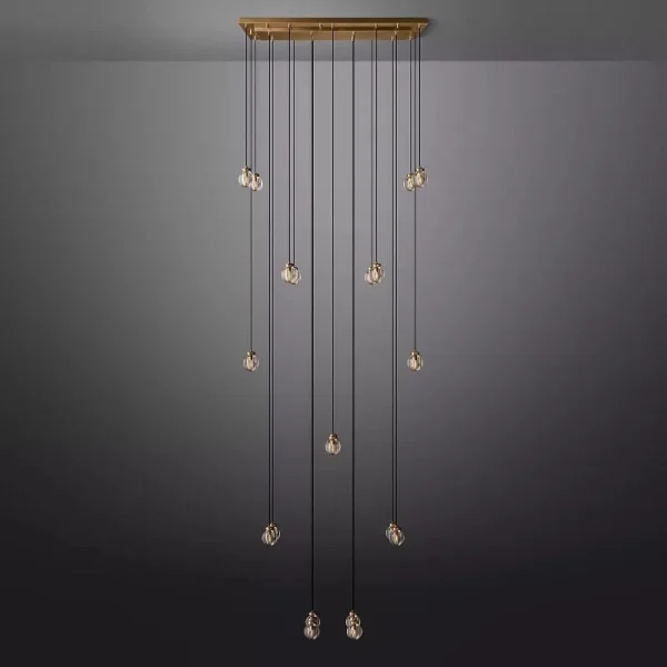 Pearl Rectangular Chandelier 54