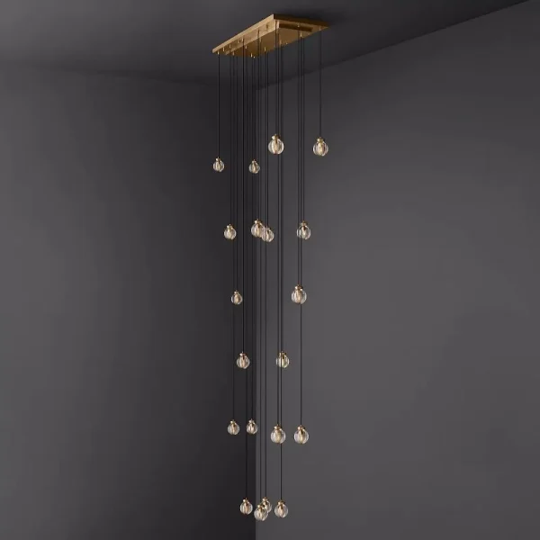 Pearl Rectangular Chandelier 54