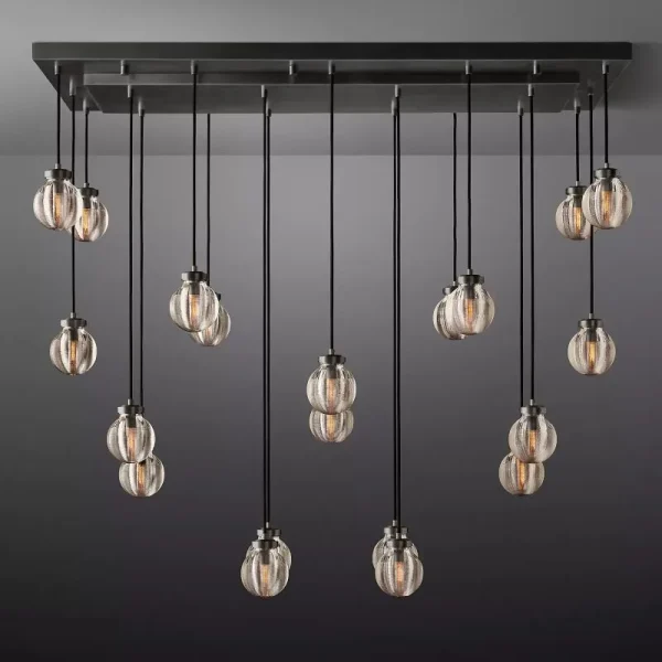 Pearl Rectangular Chandelier 54