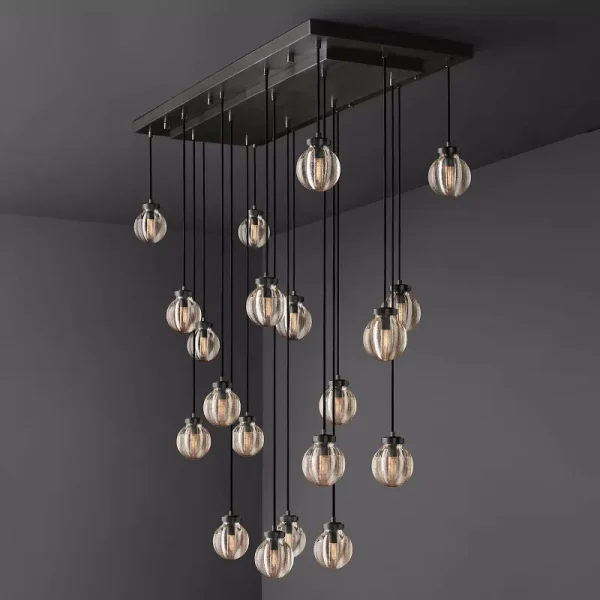 Pearl Rectangular Chandelier 54