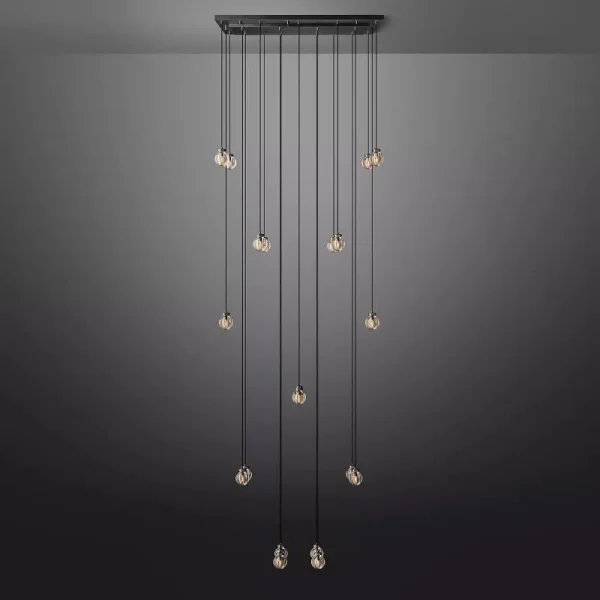 Pearl Rectangular Chandelier 54