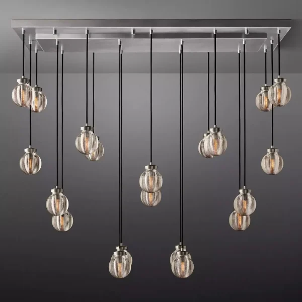 Pearl Rectangular Chandelier 54