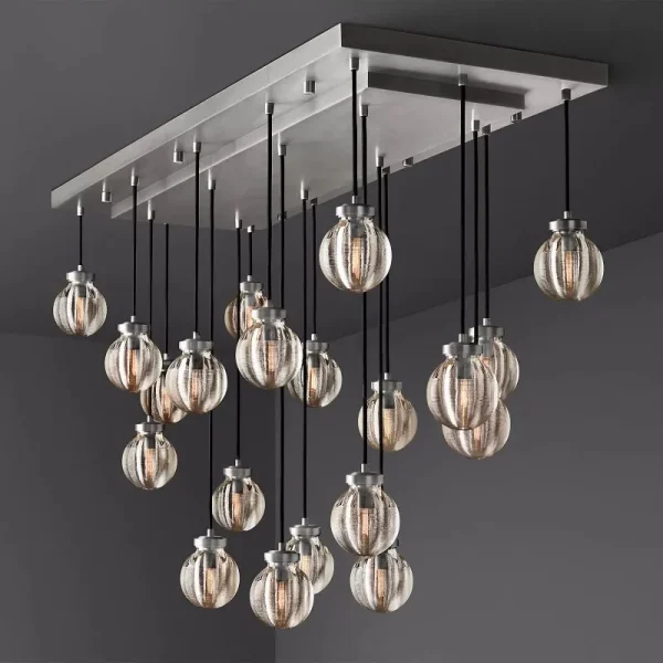 Pearl Rectangular Chandelier 54