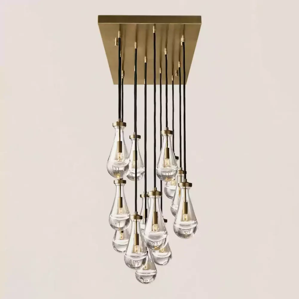 RAIN RECIANGULAR CHANDELIER 54