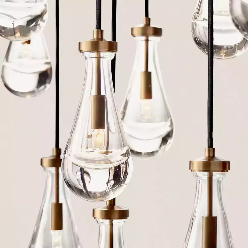 RAIN RECIANGULAR CHANDELIER 54