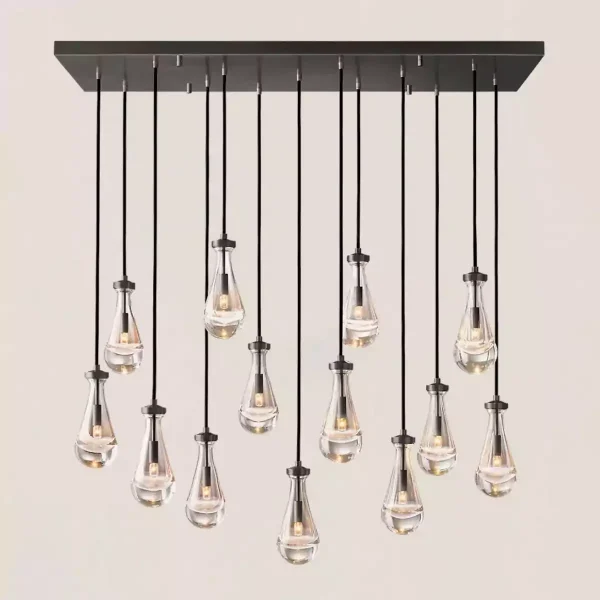 RAIN RECIANGULAR CHANDELIER 54