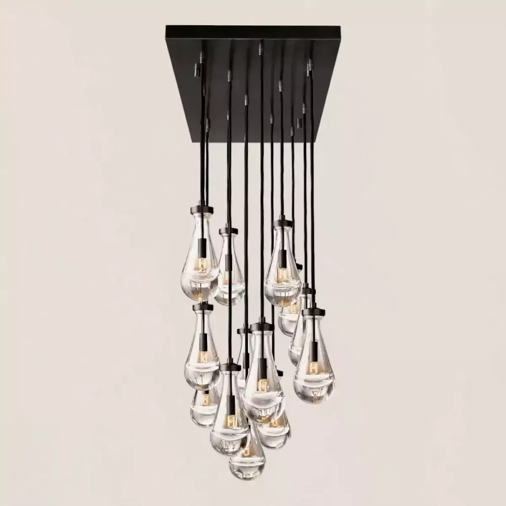 RAIN RECIANGULAR CHANDELIER 54