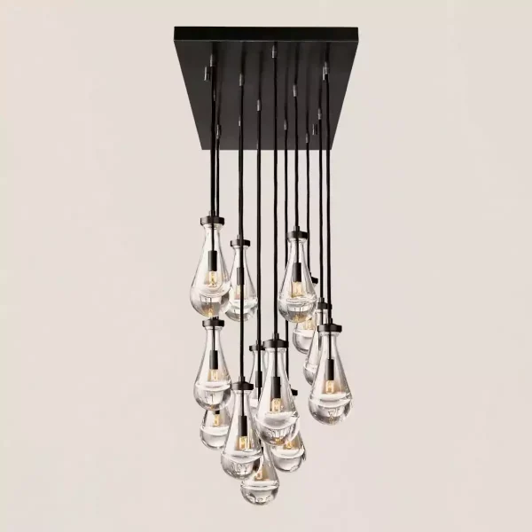 RAIN RECIANGULAR CHANDELIER 54