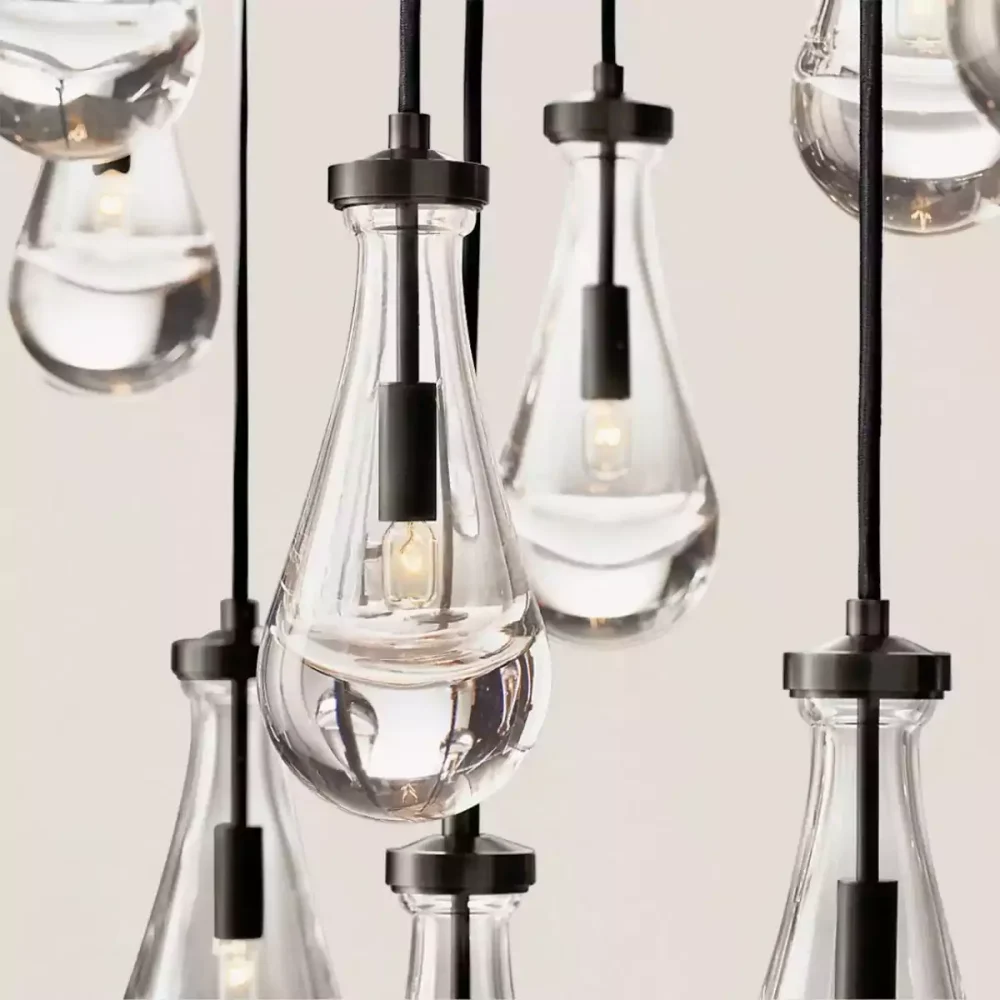 RAIN RECIANGULAR CHANDELIER 54