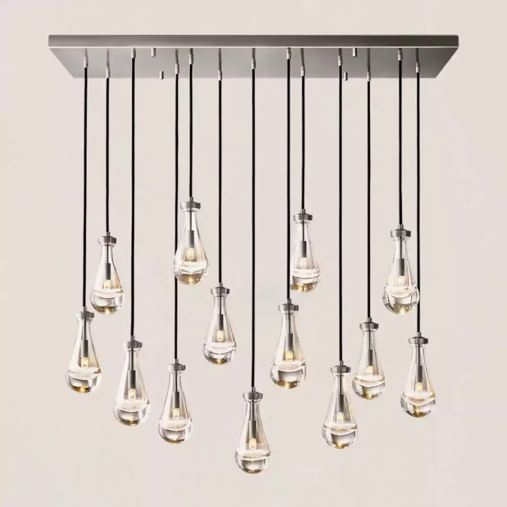 RAIN RECIANGULAR CHANDELIER 54