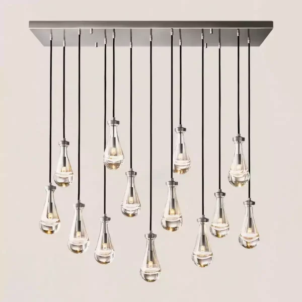 RAIN RECIANGULAR CHANDELIER 54